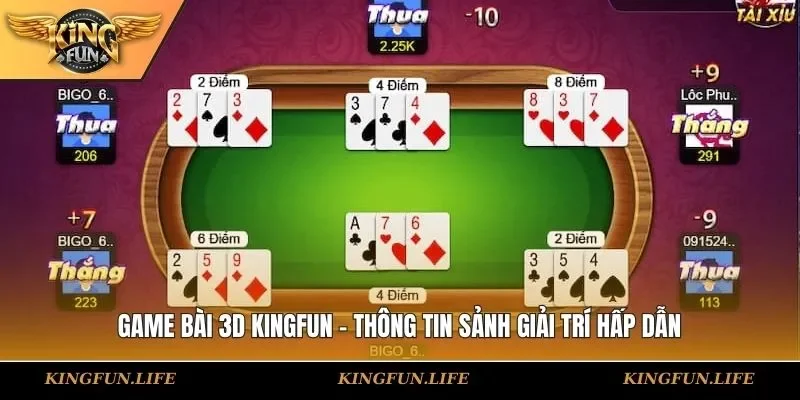 Game bài 3D KINGFUN