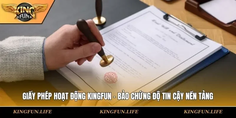 Giấy Phép Hoạt Động KINGFUN